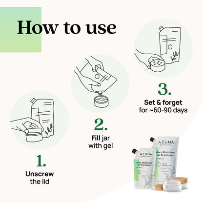 Luxe Glass Odor Eliminator 4 Room Starter Kit